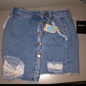 jean skirt